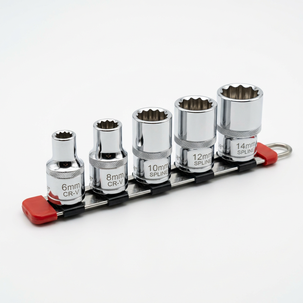 Spline Socket Set (5 Piece set)
